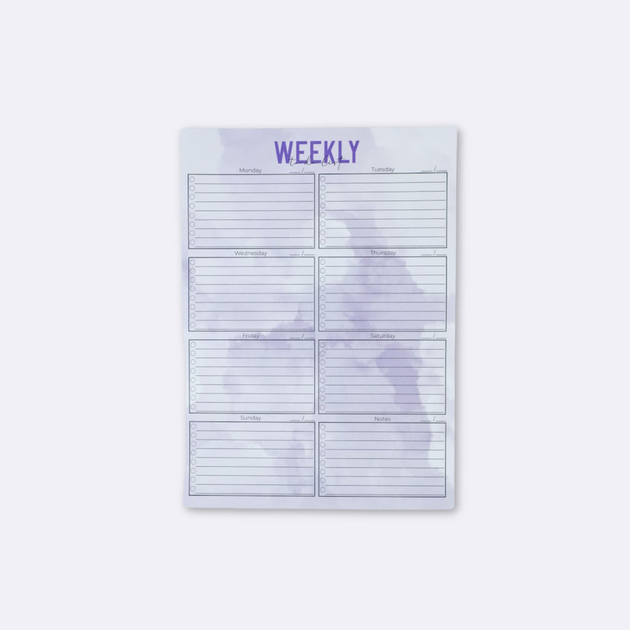 Pastel Weekly To Do List